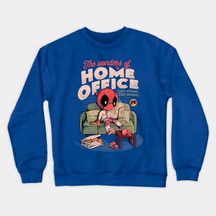 The Wonders Of Home Office - Funny Geek Movie Hero Gift Crewneck Sweatshirt